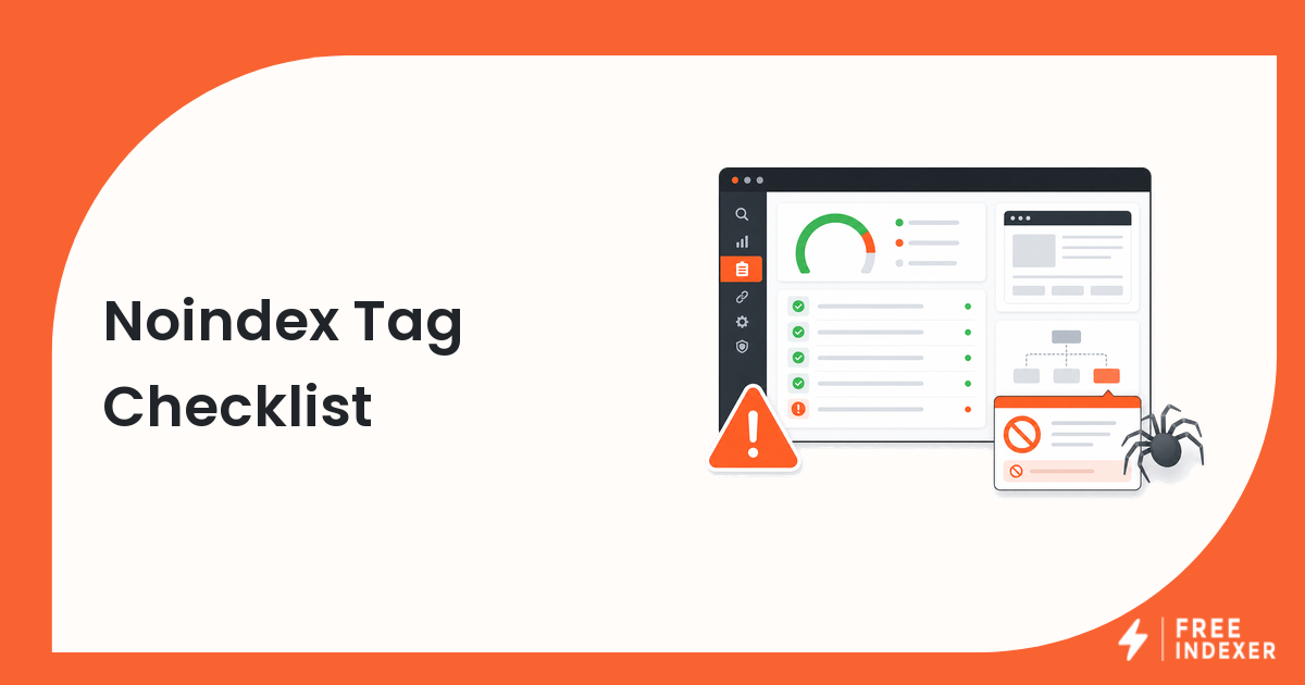 Noindex Tag Checklist