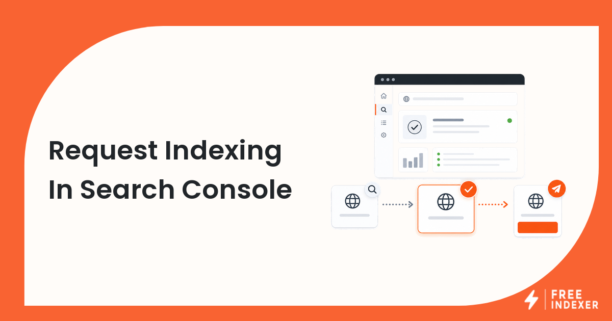 Request Indexing In Search Console