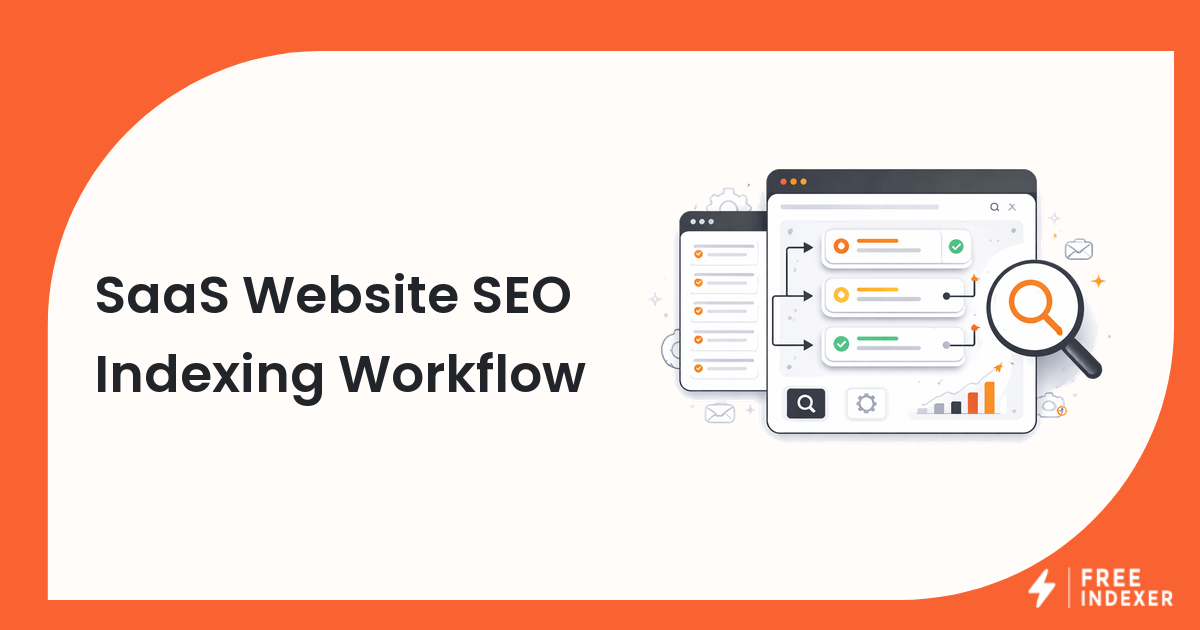 SaaS Website SEO Indexing Workflow