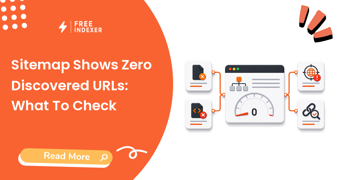 Sitemap Shows Zero Discovered URLs: What To Check