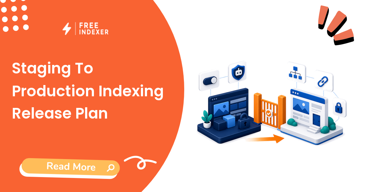 Staging To Production Indexing Release Plan