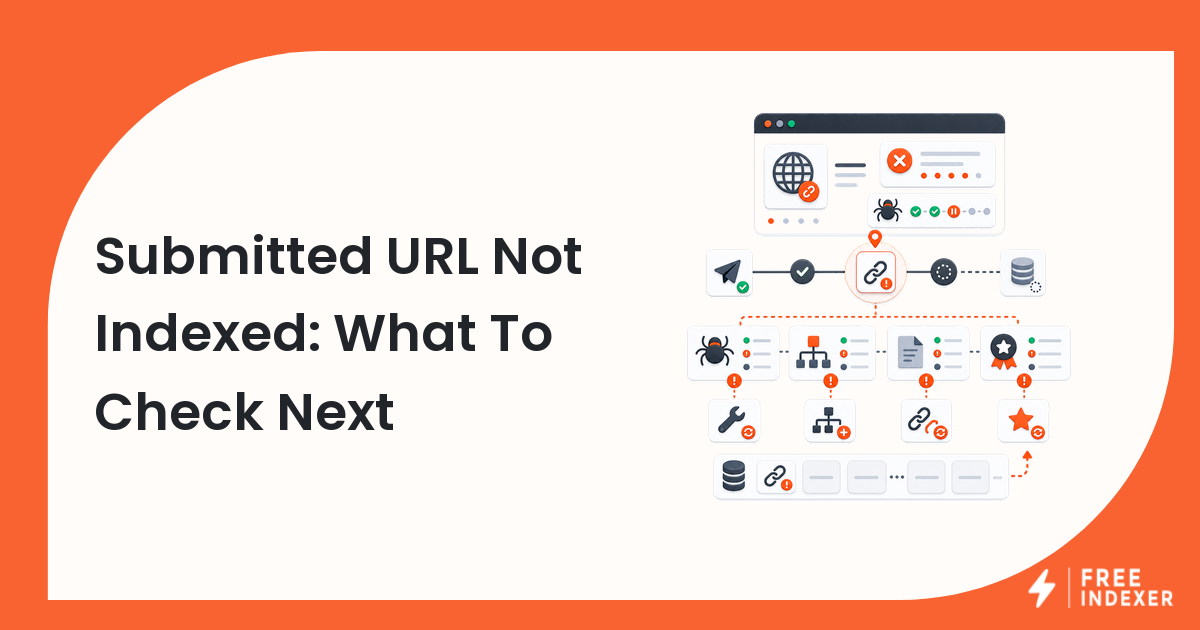 Submitted URL Not Indexed: What To Check Next