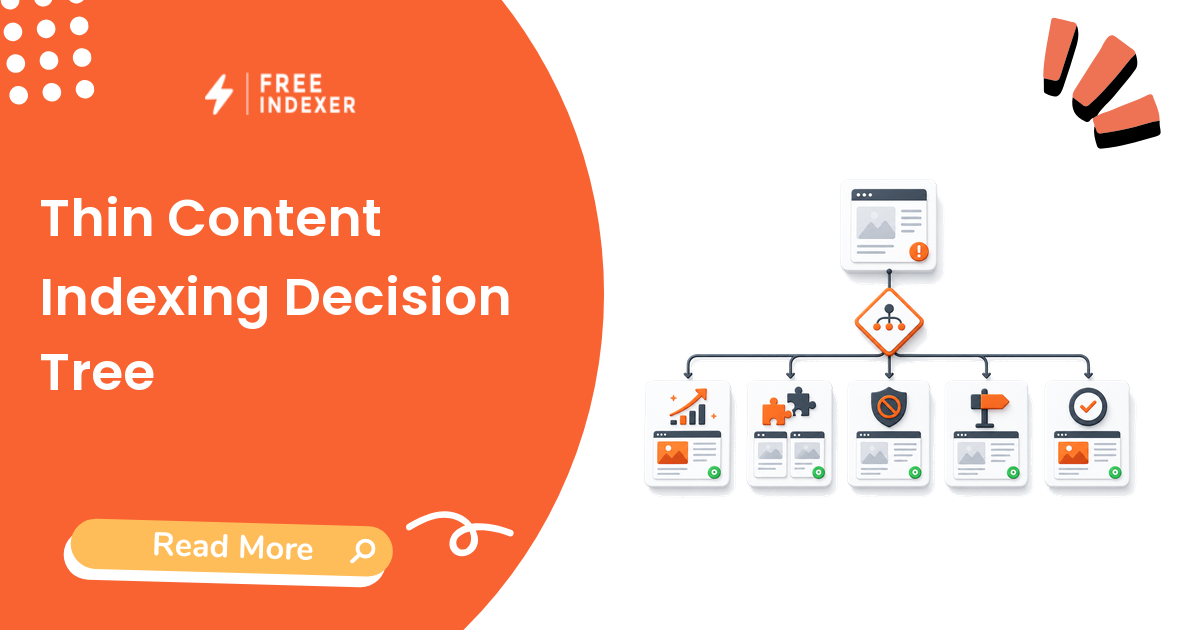 Thin Content Indexing Decision Tree