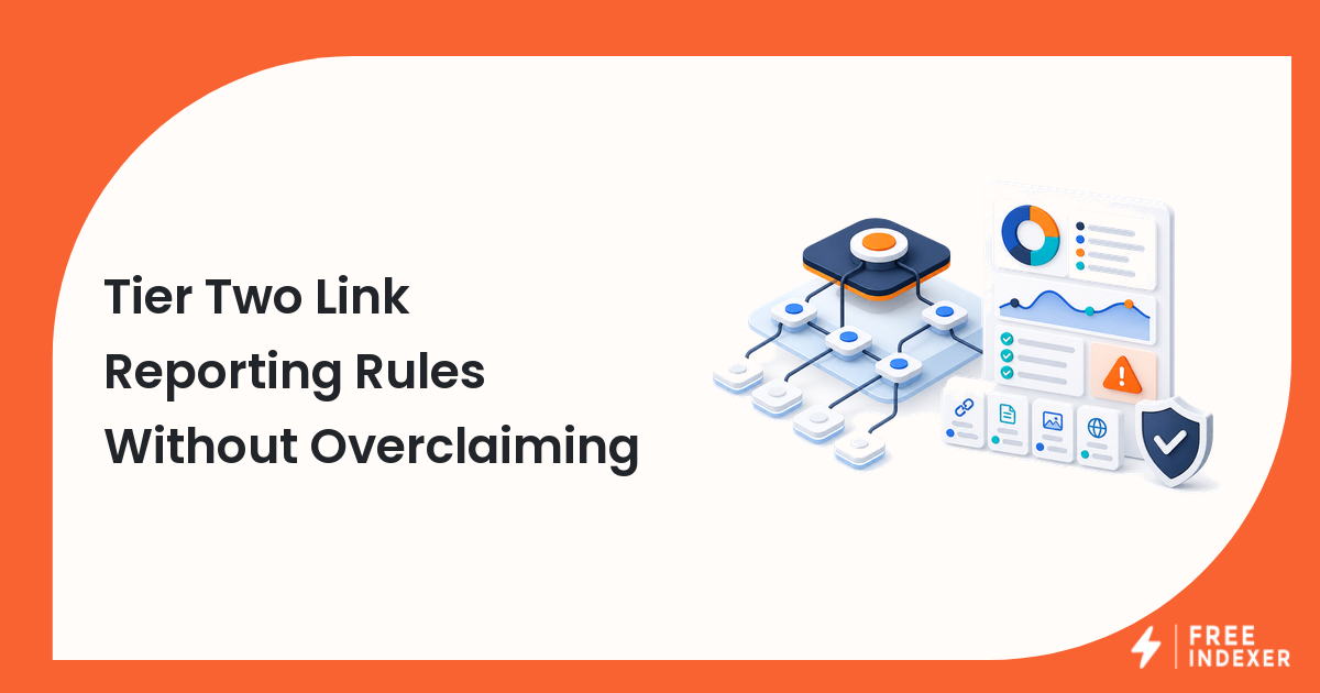 Tier Two Link Reporting Rules Without Overclaiming