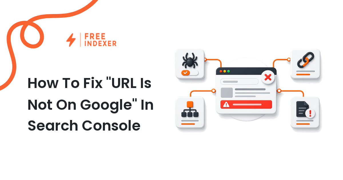 How To Fix "URL Is Not On Google" In Search Console