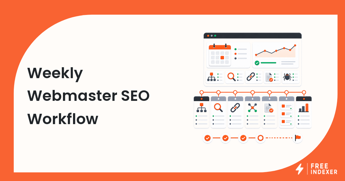 Weekly Webmaster SEO Workflow