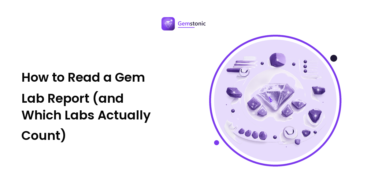 How to Read a Gem Lab Report (and Which Labs Actually Count)