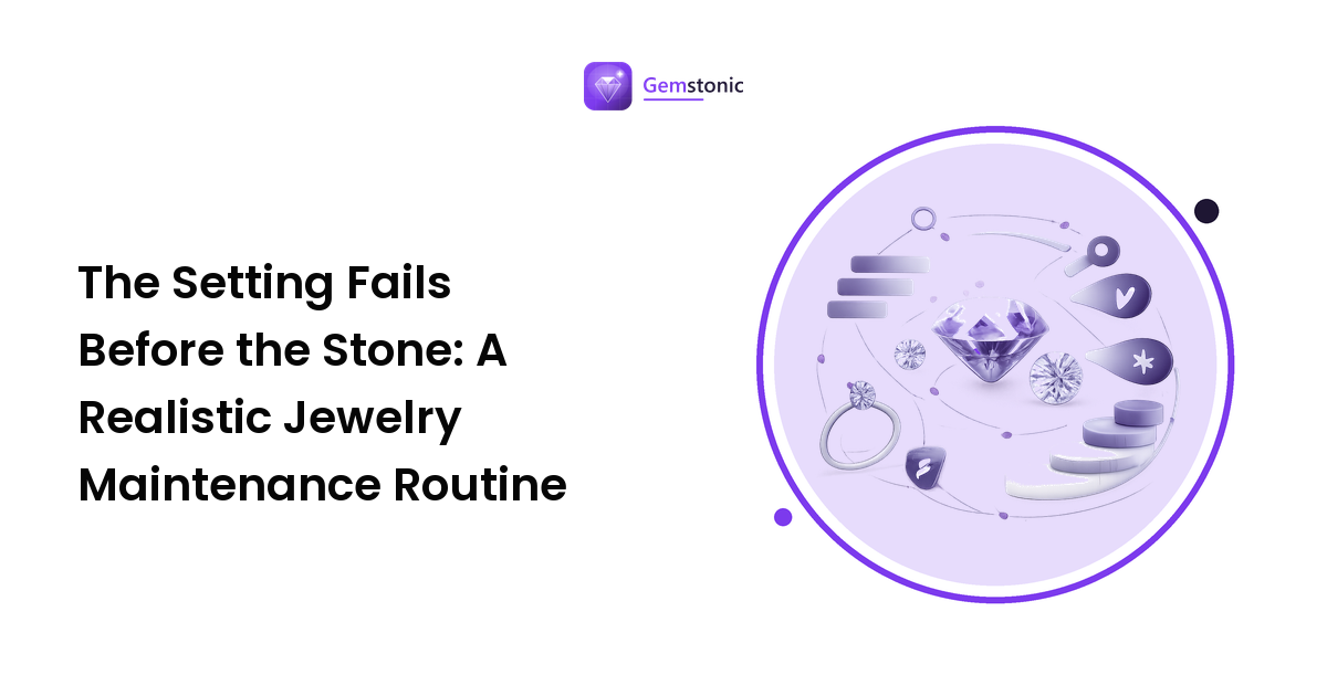 The Setting Fails Before the Stone: A Realistic Jewelry Maintenance Routine