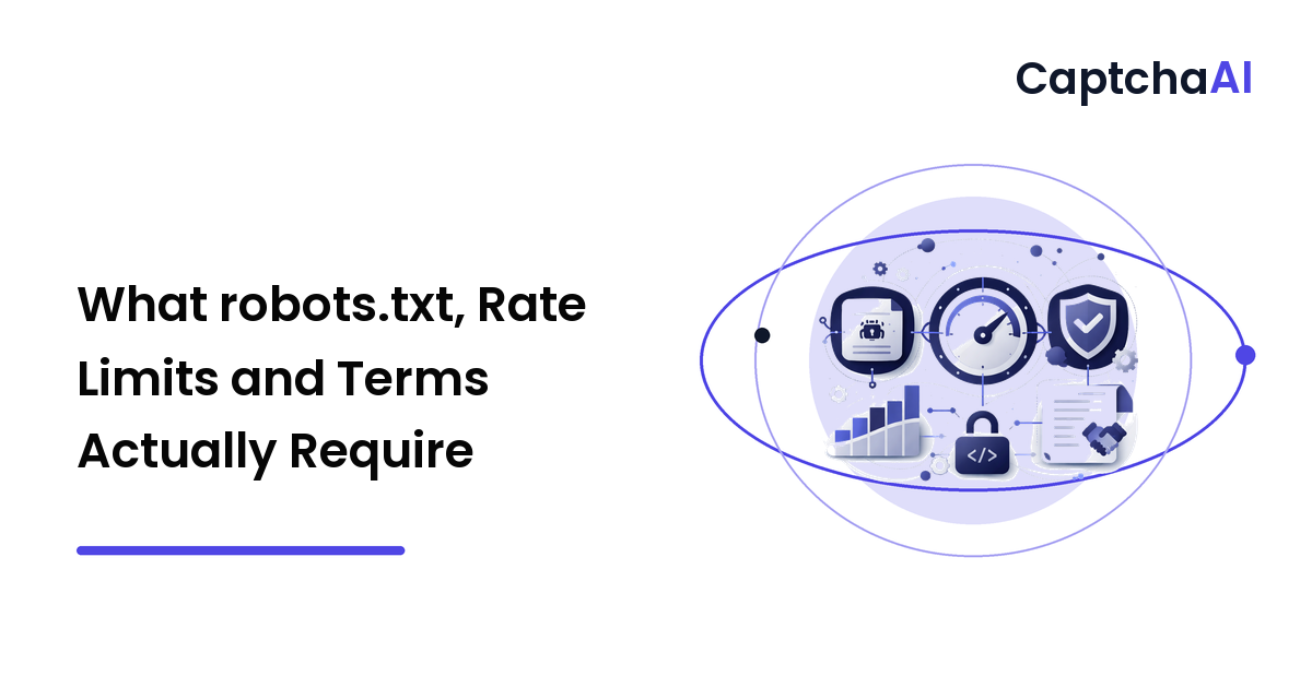 What robots.txt, Rate Limits and Terms Actually Require