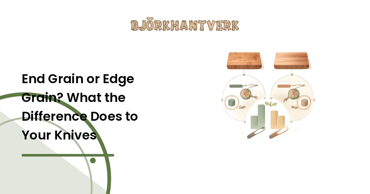 End Grain or Edge Grain? What the Difference Does to Your Knives