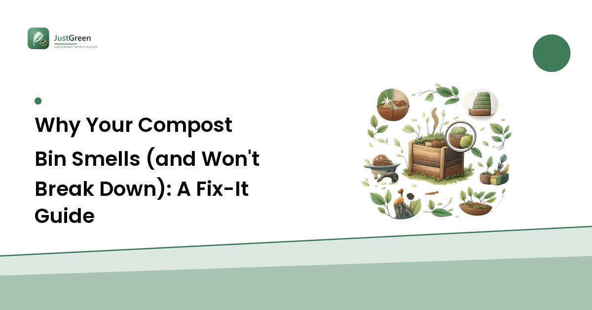 Why Your Compost Bin Smells (and Won't Break Down): A Fix-It Guide