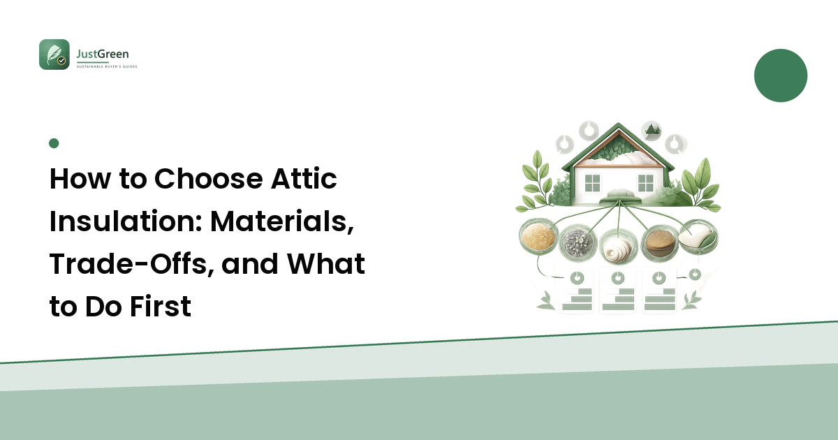 How to Choose Attic Insulation: Materials, Trade-Offs, and What to Do First