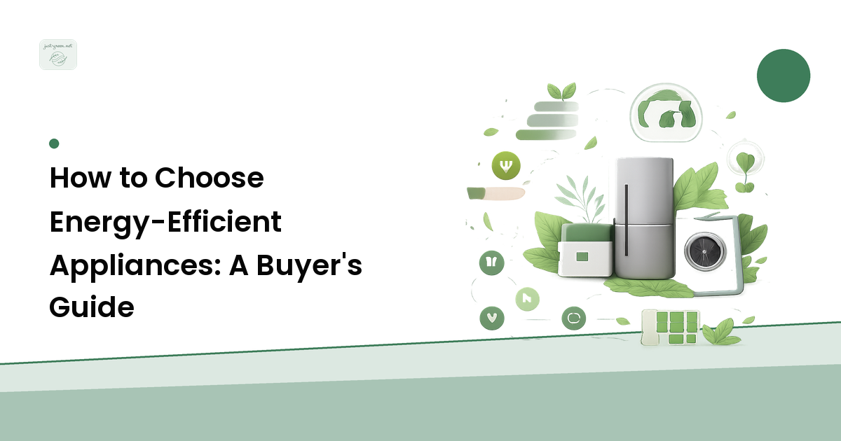 How to Choose Energy-Efficient Appliances: A Buyer's Guide