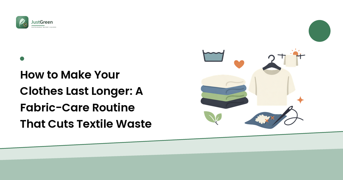 How to Make Your Clothes Last Longer: A Fabric-Care Routine That Cuts Textile Waste