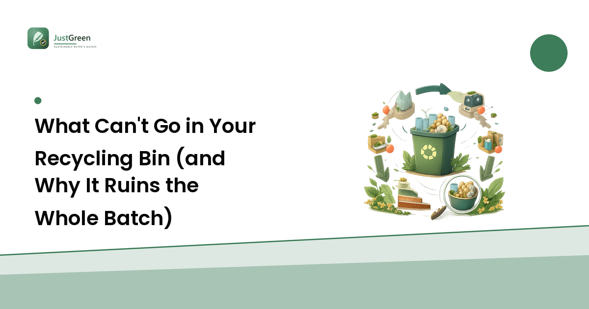 What Can't Go in Your Recycling Bin (and Why It Ruins the Whole Batch)
