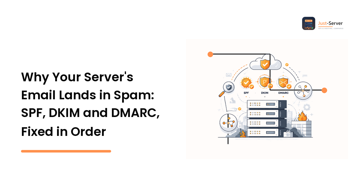 Why Your Server's Email Lands in Spam: SPF, DKIM and DMARC, Fixed in Order