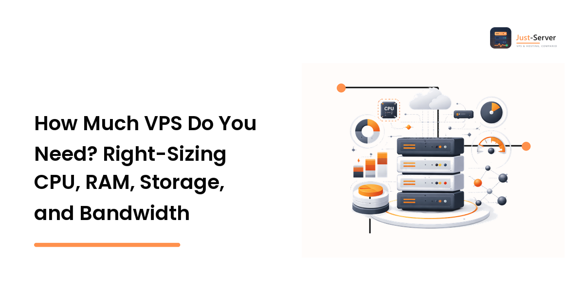 How Much VPS Do You Need? Right-Sizing CPU, RAM, Storage, and Bandwidth