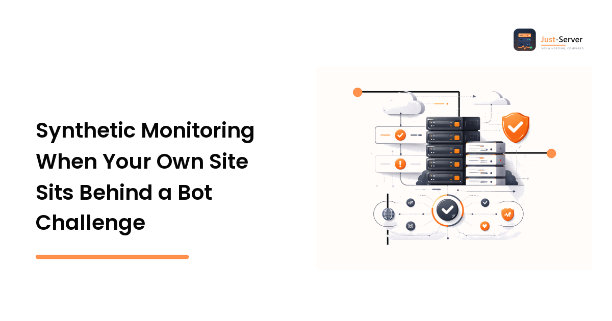 Synthetic Monitoring When Your Own Site Sits Behind a Bot Challenge