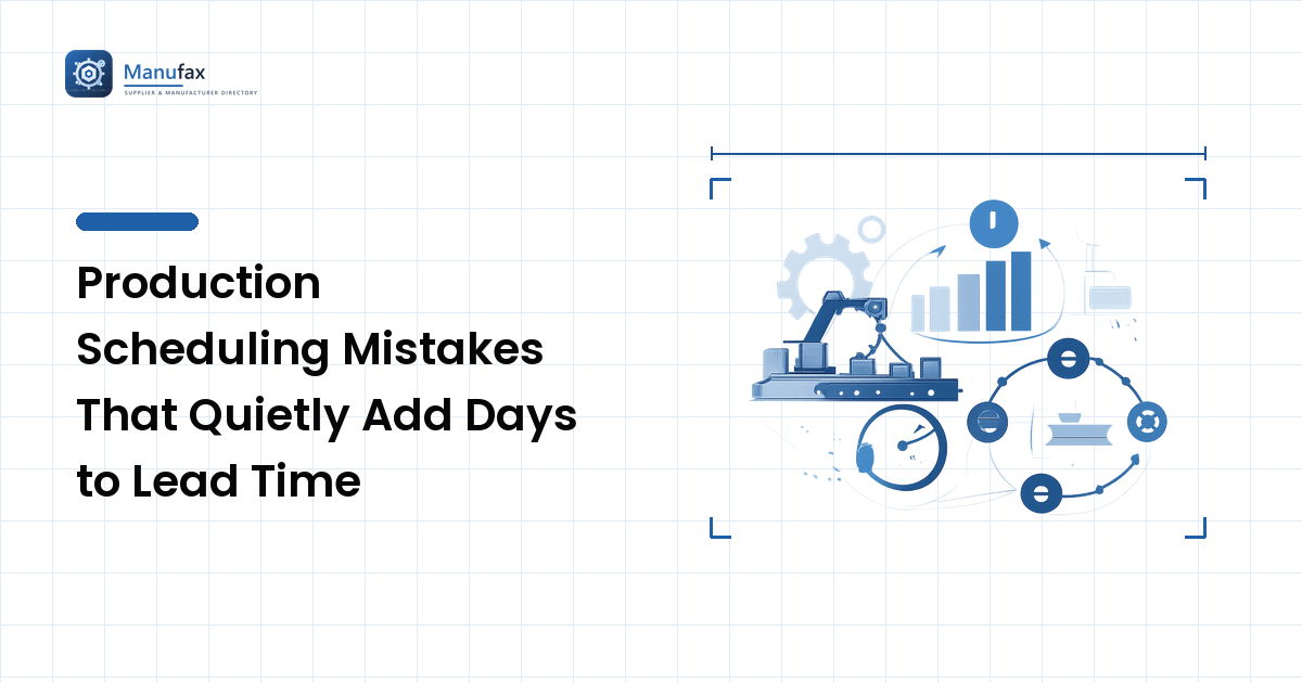 Production Scheduling Mistakes That Quietly Add Days to Lead Time