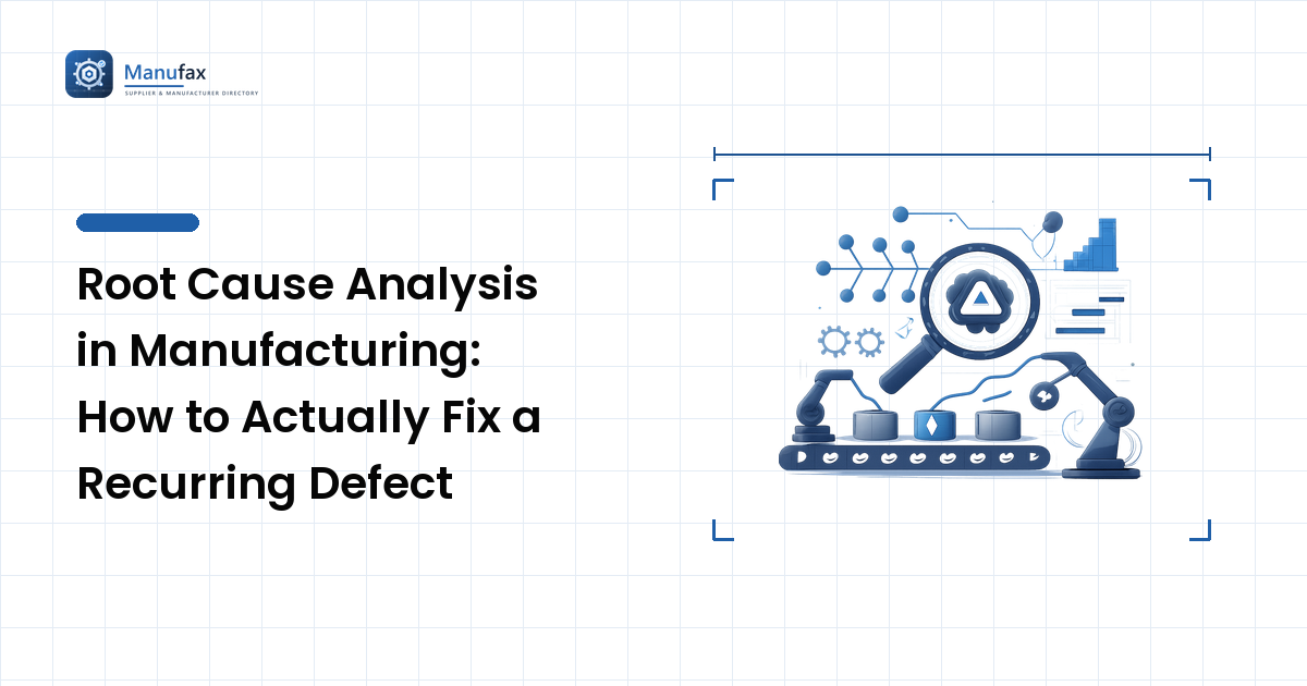 Root Cause Analysis in Manufacturing: How to Actually Fix a Recurring Defect