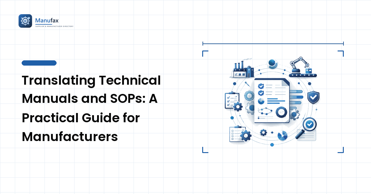 Translating Technical Manuals and SOPs: A Practical Guide for Manufacturers