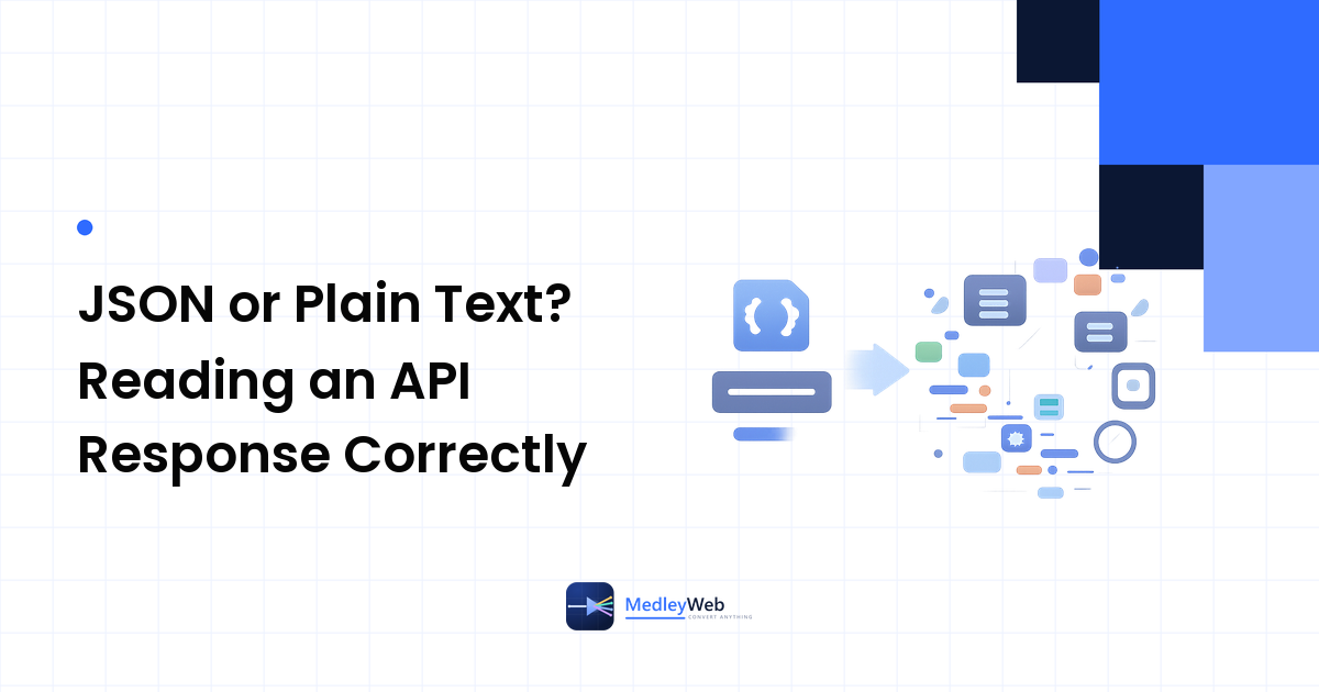 JSON or Plain Text? Reading an API Response Correctly