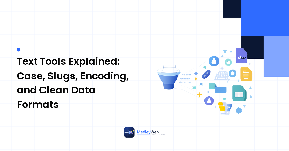 Text Tools Explained: Case, Slugs, Encoding, and Clean Data Formats