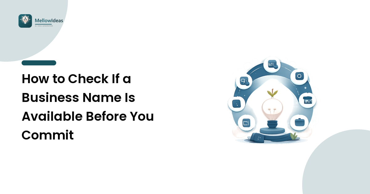 How to Check If a Business Name Is Available Before You Commit