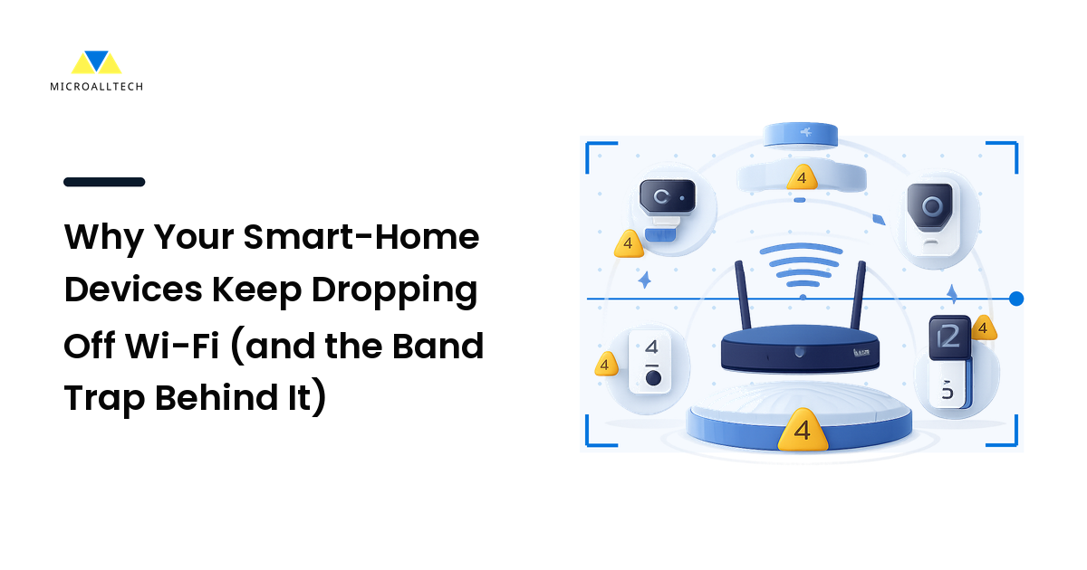 Why Your Smart-Home Devices Keep Dropping Off Wi-Fi (and the Band Trap Behind It)