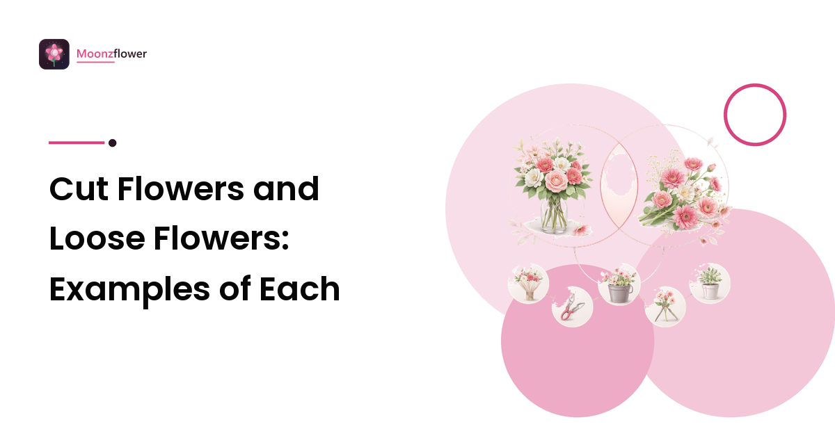 Cut Flowers and Loose Flowers: Examples of Each