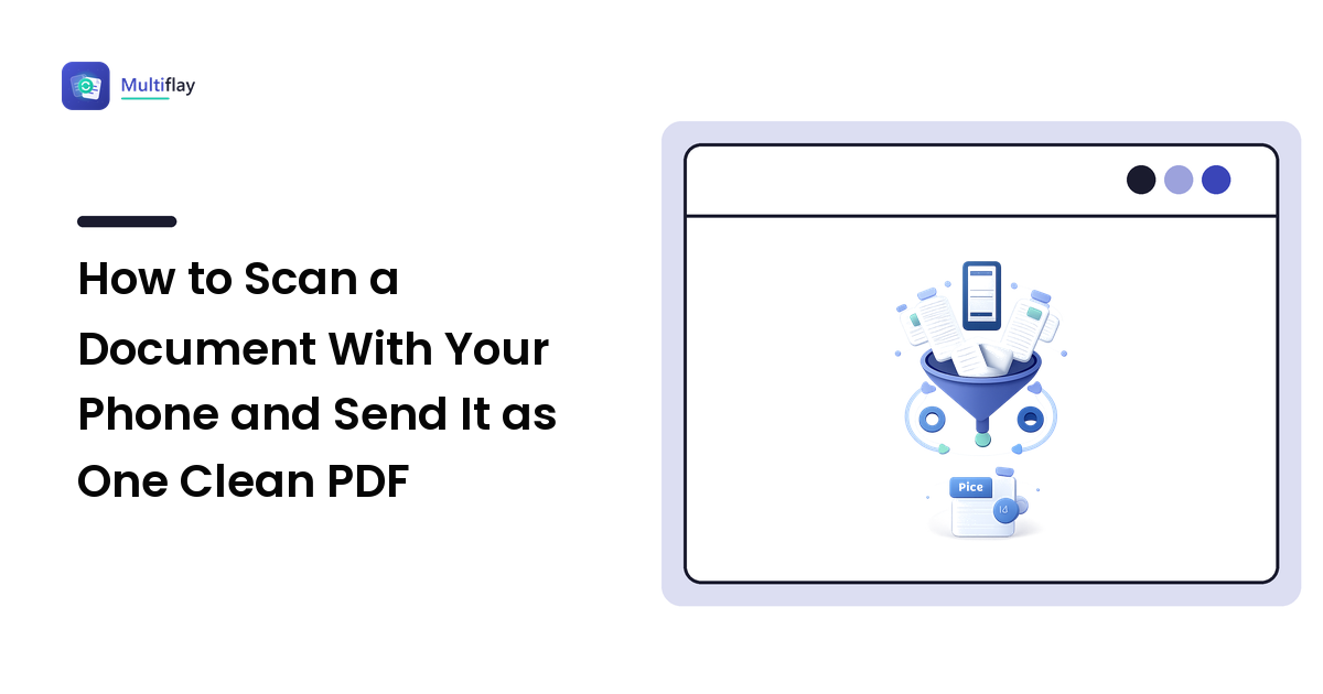 How to Scan a Document With Your Phone and Send It as One Clean PDF