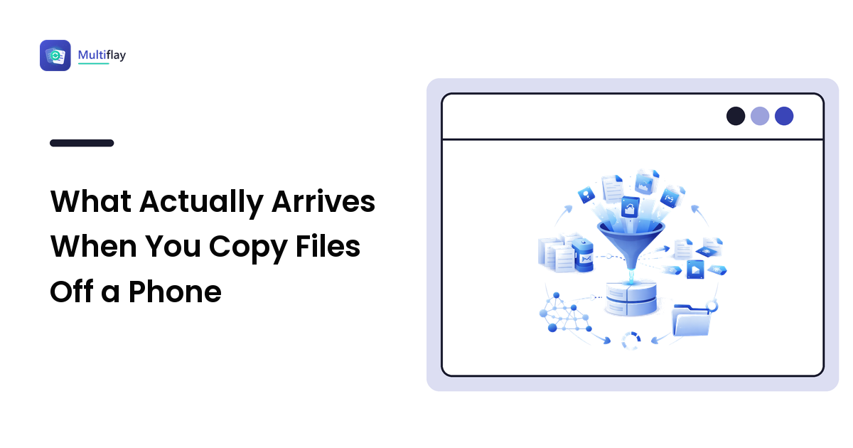 What Actually Arrives When You Copy Files Off a Phone