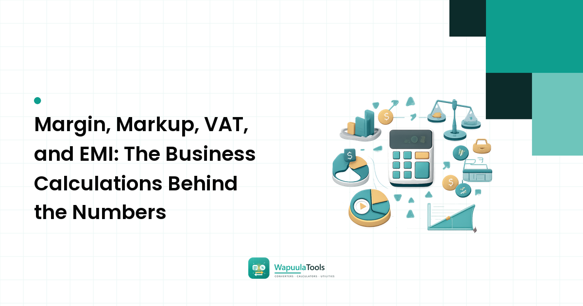Margin, Markup, VAT, and EMI: The Business Calculations Behind the Numbers