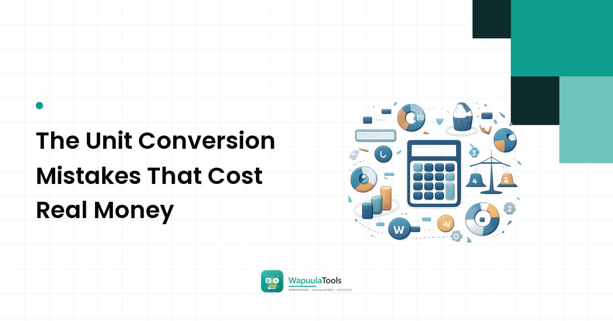 The Unit Conversion Mistakes That Cost Real Money