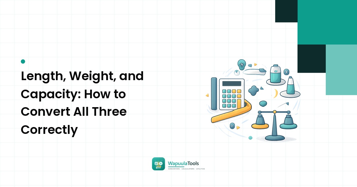 Length, Weight, and Capacity: How to Convert All Three Correctly