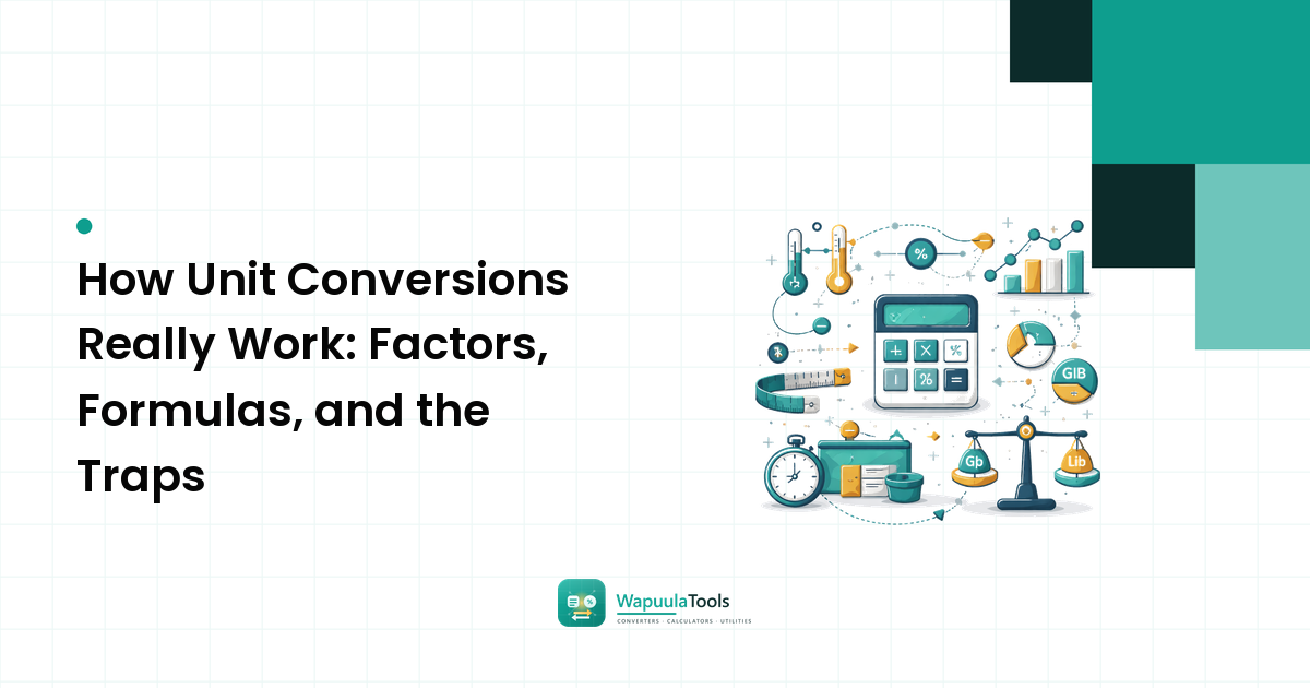 How Unit Conversions Really Work: Factors, Formulas, and the Traps