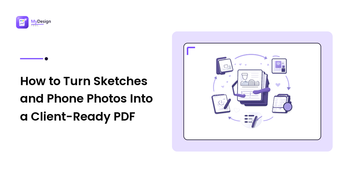 How to Turn Sketches and Phone Photos Into a Client-Ready PDF