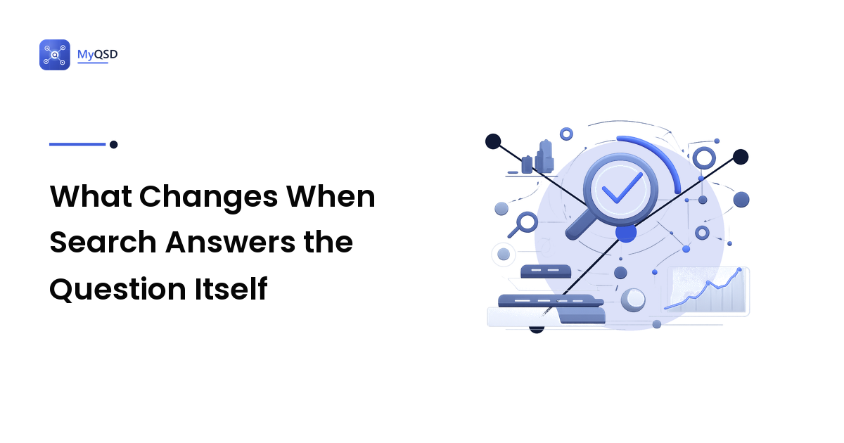 What Changes When Search Answers the Question Itself