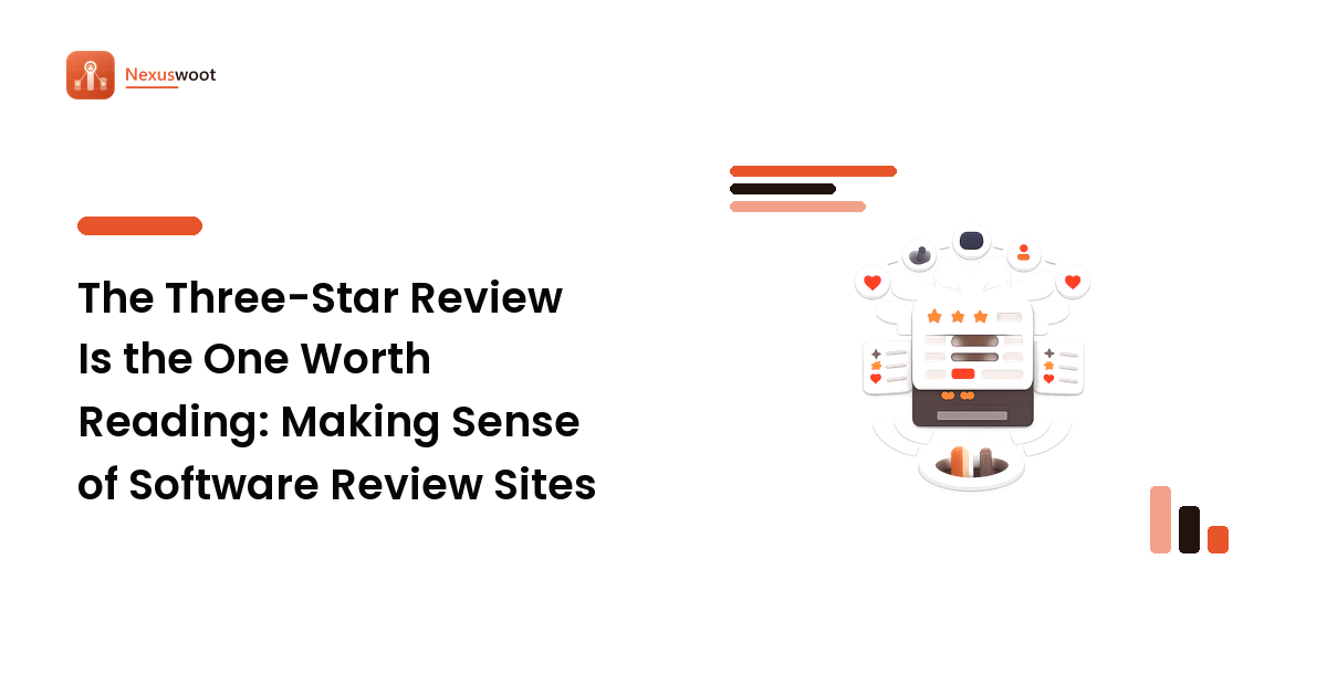 The Three-Star Review Is the One Worth Reading: Making Sense of Software Review Sites