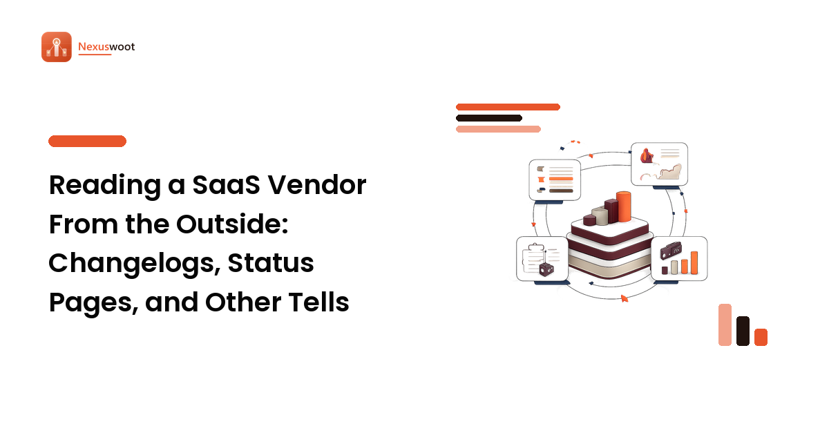 Reading a SaaS Vendor From the Outside: Changelogs, Status Pages, and Other Tells