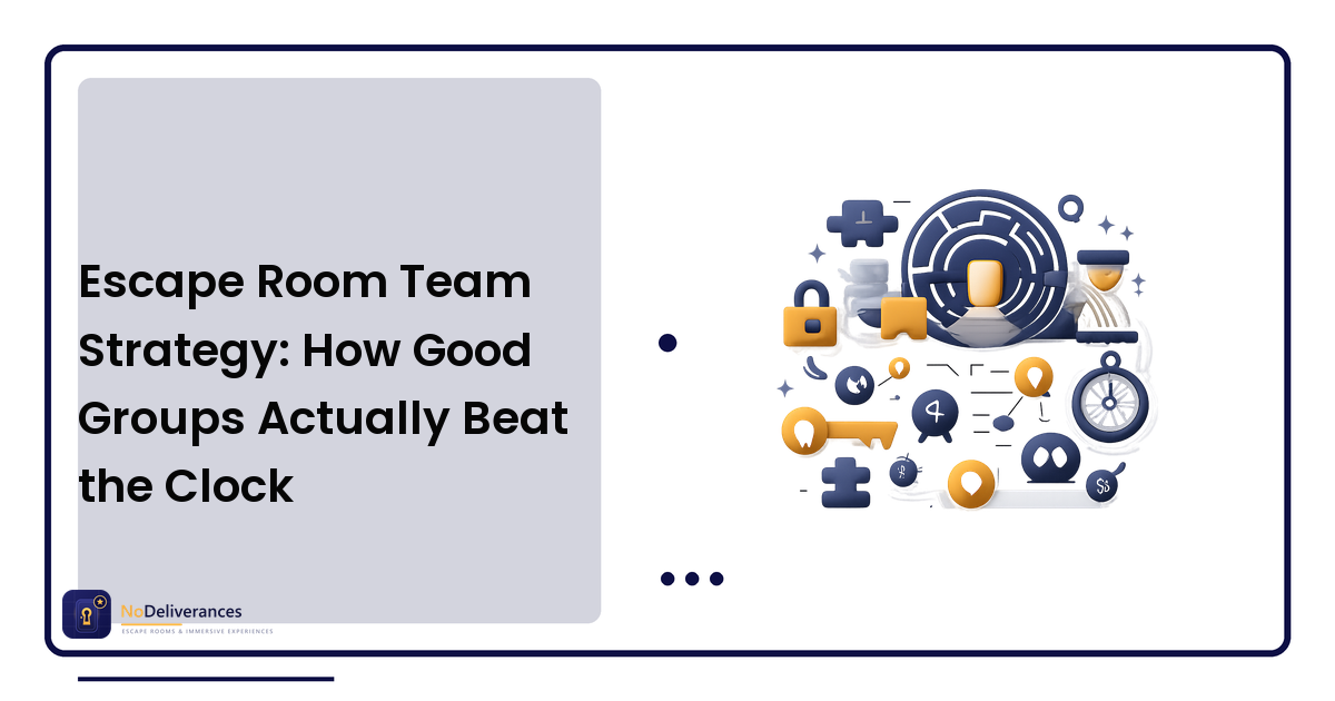Escape Room Team Strategy: How Good Groups Actually Beat the Clock