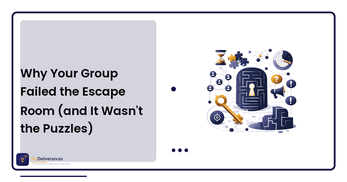 Why Your Group Failed the Escape Room (and It Wasn't the Puzzles)