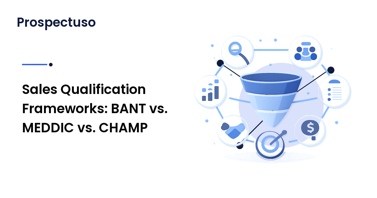 Sales Qualification Frameworks: BANT vs. MEDDIC vs. CHAMP