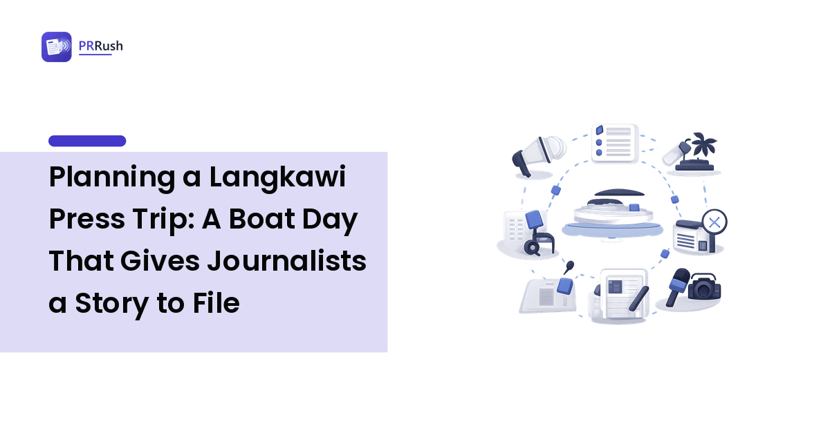 Planning a Langkawi Press Trip: A Boat Day That Gives Journalists a Story to File