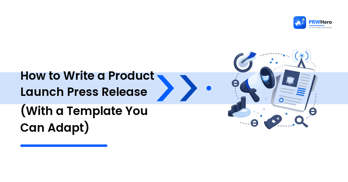 How to Write a Product Launch Press Release (With a Template You Can Adapt)