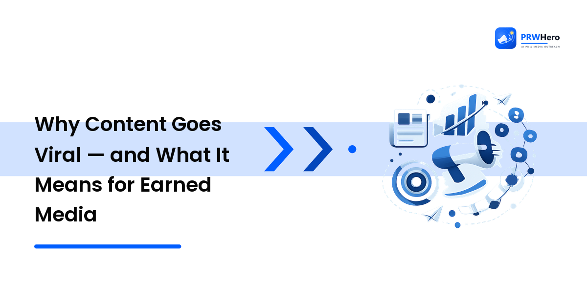 Why Content Goes Viral — and What It Means for Earned Media