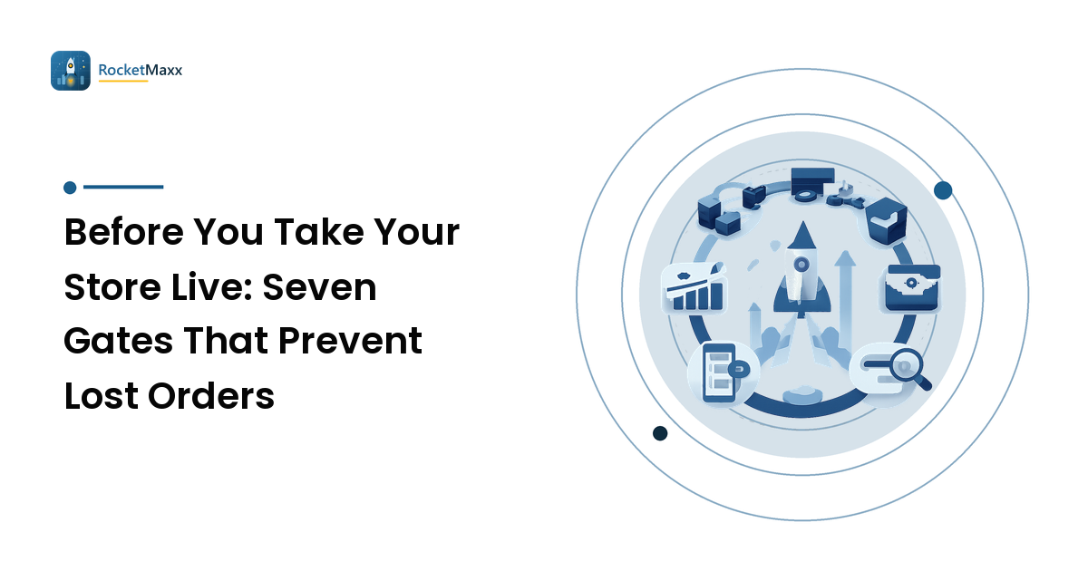 Before You Take Your Store Live: Seven Gates That Prevent Lost Orders