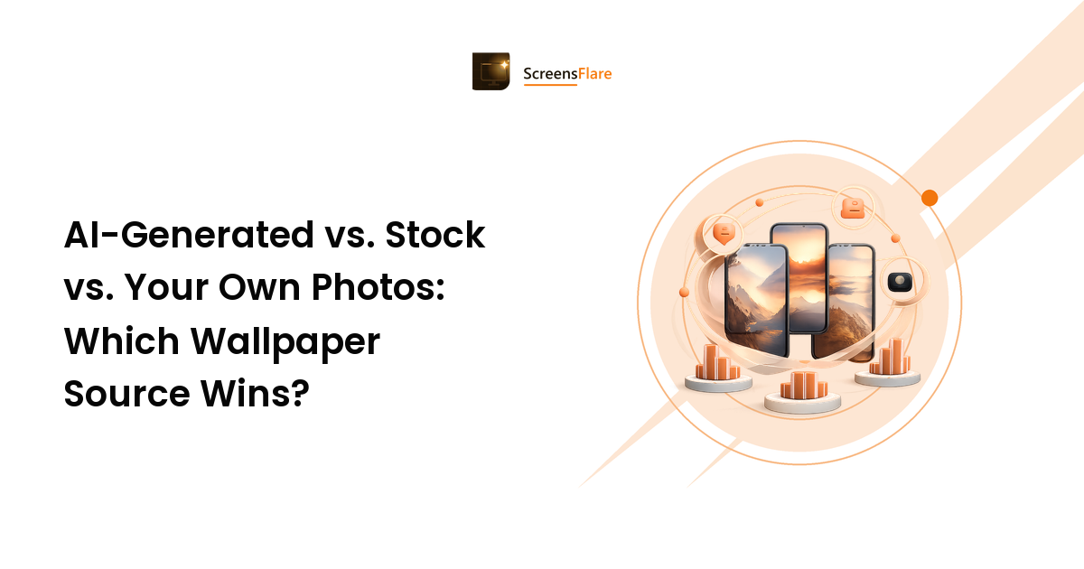 AI-Generated vs. Stock vs. Your Own Photos: Which Wallpaper Source Wins?