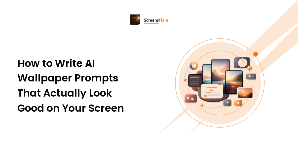 How to Write AI Wallpaper Prompts That Actually Look Good on Your Screen