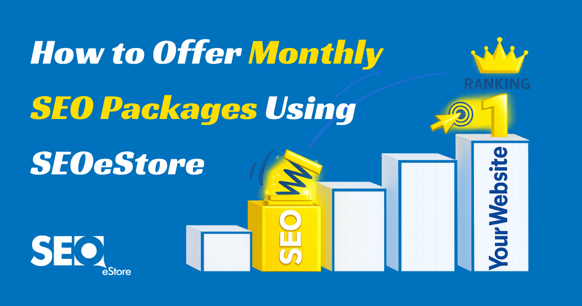 How to Offer Monthly SEO Packages Using SEOeStore